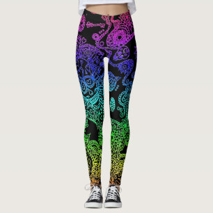 Zucker-Schädel-Leggings Leggings
