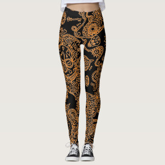 Zucker-Schädel-Leggings Leggings