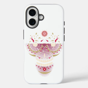Zucker-Schädel mit Retro-Brille iPhone-Hülle   Día iPhone 16 Hülle