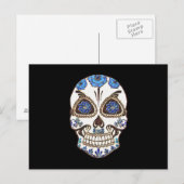 Zucker-Schädel Postkarte (Vorne/Hinten)