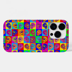 Zucker-Schädel-Quadrate Case-Mate iPhone Hülle