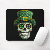 Zucker-Schädel-St.-Patrick-Tag der Regierung Mousepad (Mit Mouse)