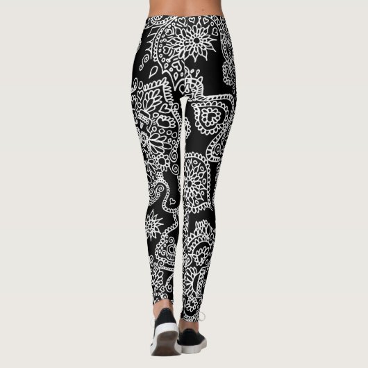 Zucker-Schädellegings Leggings (Rückseite)