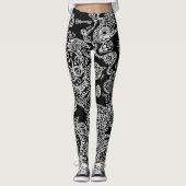 Zucker-Schädellegings Leggings (Vorderseite)