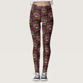 Zucker-Schädellegings Leggings (Vorderseite)