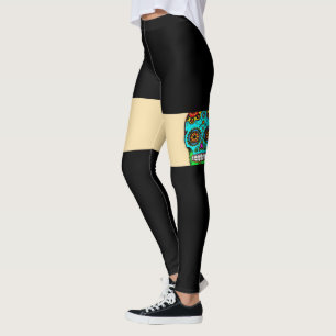 Zucker-Schädellegings Leggings