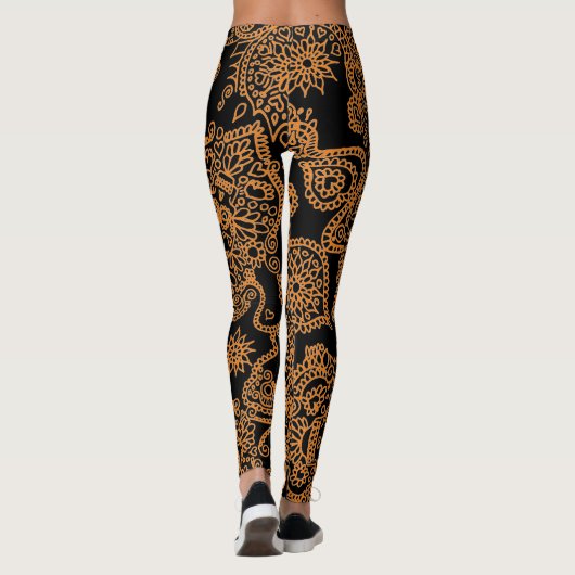 Zucker-Schädellegings Leggings (Rückseite)