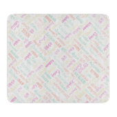 Zucker Schneidebrett (Vorderseite)