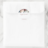 Zucker-Scrub-Etikett Runder Aufkleber (Tasche)