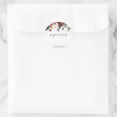 Zucker-Scrub-Etikett Runder Aufkleber (Tasche)