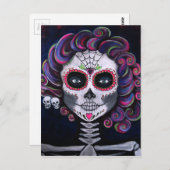 Zucker Skull Candy 2 Postkarte (Vorne/Hinten)