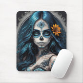 Zucker Skull no 8 blue Mousepad (Mit Mouse)