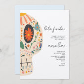 ZUCKER SKULL PARTY INVITE EINLADUNG (Vorne/Hinten)