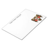 Zucker SKull-Rose Notizblock (angewinkelt)