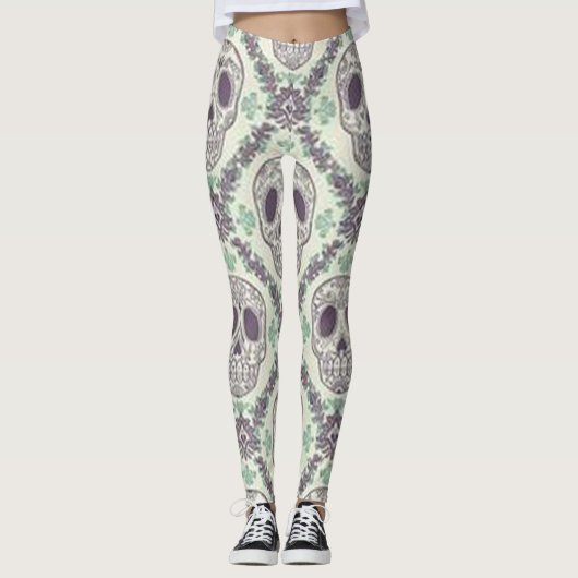 Zucker Skulls2 Leggings (Vorderseite)