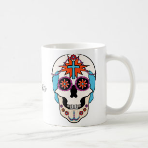 Zucker-Skulls Grafik Kaffeetasse