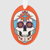 Zucker-Skulls Grafik Ornament (Rückseite)