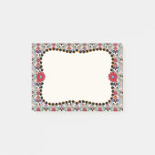 Zucker-Skulls Grafik Post-it Klebezettel (Vorderseite)