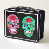 Zucker Skulls Metal Lunchbox (Vorderseite)