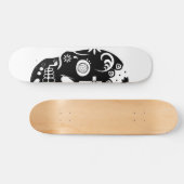 Zucker-Sonderbestellung - Schädel 1 Skateboard (Horizontal)