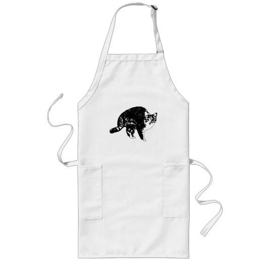Zucker-Staub-Tabby-Geist Lange Schürze (Vorne)