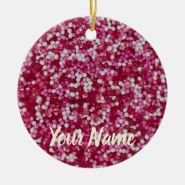 Zucker streut farbenfrohe Backkristalle Geschenk Keramik Ornament