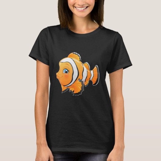 Zucker Süßer Clownfisch T-Shirt (Vorderseite)