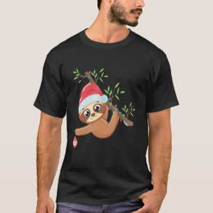 Zucker Süßer Faultier Weihnachten 3 T-Shirt