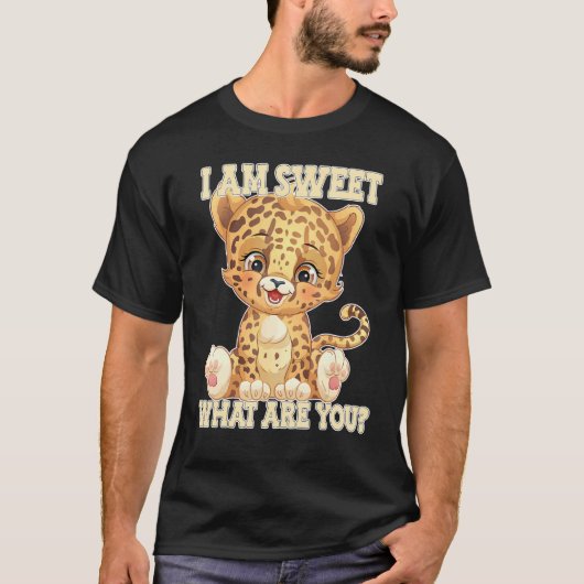 Zucker Süßer Tiger T-Shirt (Vorderseite)