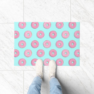 Zucker Sweet Pink Glazed Donuts Fußmatte