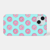 Zucker Sweet Pink Glazed Donuts iPhone 15 Hülle (Rückseite (Horizontal))