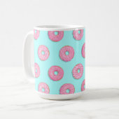 Zucker Sweet Pink Glazed Donuts Kaffeetasse (Vorderseite Links)