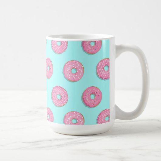 Zucker Sweet Pink Glazed Donuts Kaffeetasse (Rechts)