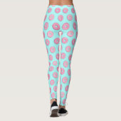 Zucker Sweet Pink Glazed Donuts Leggings (Rückseite)