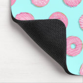 Zucker Sweet Pink Glazed Donuts Mousepad (Ecke)