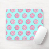 Zucker Sweet Pink Glazed Donuts Mousepad (Mit Mouse)