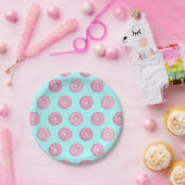 Zucker Sweet Pink Glazed Donuts Pappteller (Party)