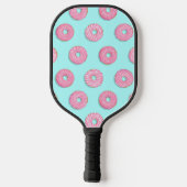 Zucker Sweet Pink Glazed Donuts Pickleball Schläger (Rückseite)