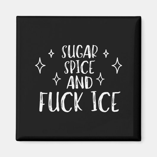 Zucker Szene Und Für Eis Dertation Protest Süß Lus Magnet (Vorne)