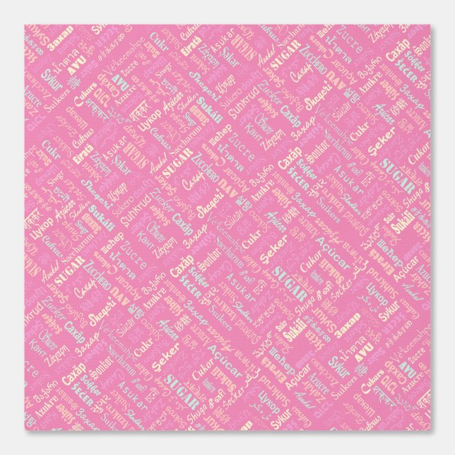 Zucker Tapete (Vorderseite)