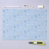 Zucker und Eisfigur Skate Eiseis Skate Winter Blue Seidenpapier (Handwerk)
