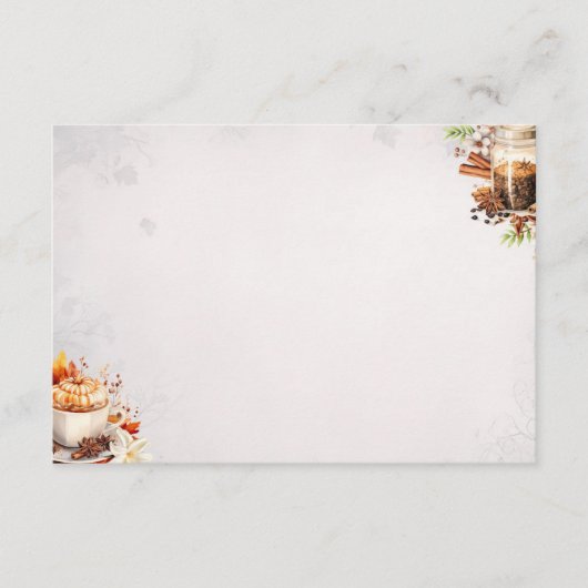 Zucker und Gewürz Basiskarte Begleitkarte (Vorderseite)