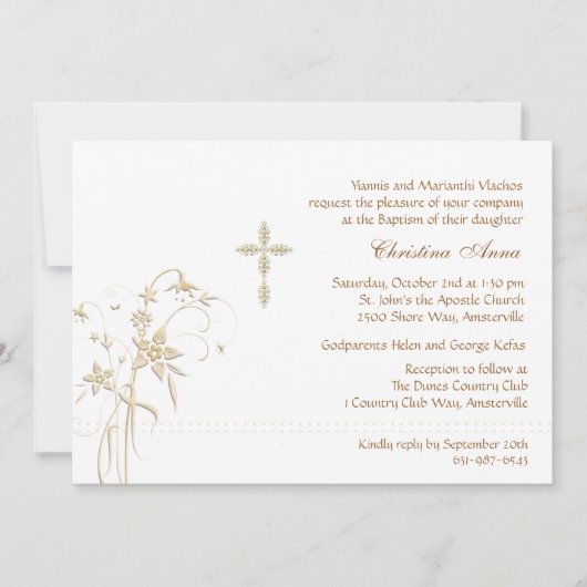 Zucker-und Gewürz-Einladung Einladung (Vorderseite)