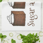 Zucker und Gewürz Lebkuchen Kuchen Weihnachtsgebäc Geschirrtuch (Gefaltet)