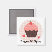 Zucker und Gewürz Magnet (Vorderseite/Rückseite)