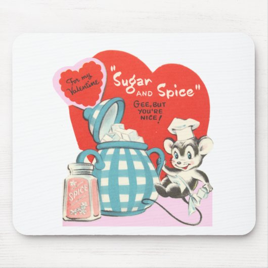 Zucker und Gewürz Mousepad (Vorne)