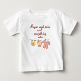 Zucker und Gewürz und alles Gute Baby T-shirt