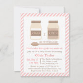 Zucker und Gewürz und alles Nizza Babyparty Einladung (Vorderseite)