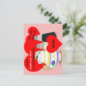 Zucker und Gewürze - altmodische Valentine Card Ku Postkarte (Stehend Vorderseite)