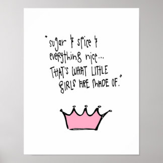 Zucker und Gewürze Poster